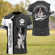 Custom Life Is Better With A Dog, Personalized Shirt, Gift For Dog Lover T1807