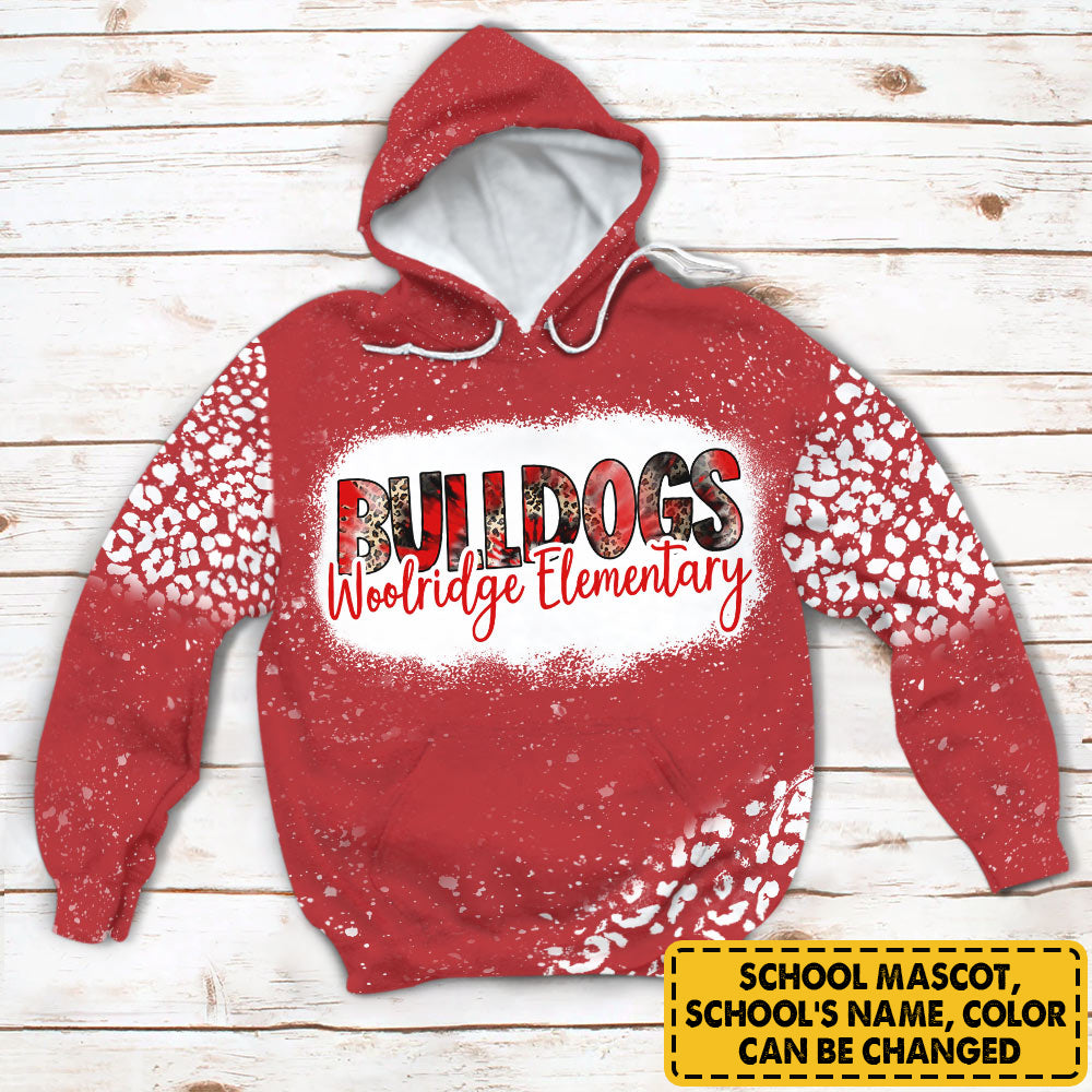 Personalized Mascot School, Custom School's Name Teacher All Over Print Shirt Ph99 Nh00