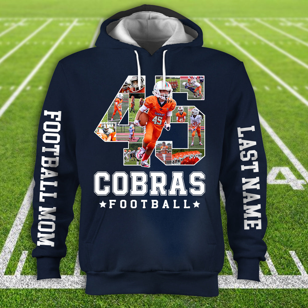 Personalized Football Shirt Custom Photo Team All Over Print Shirt For Football Player K1702