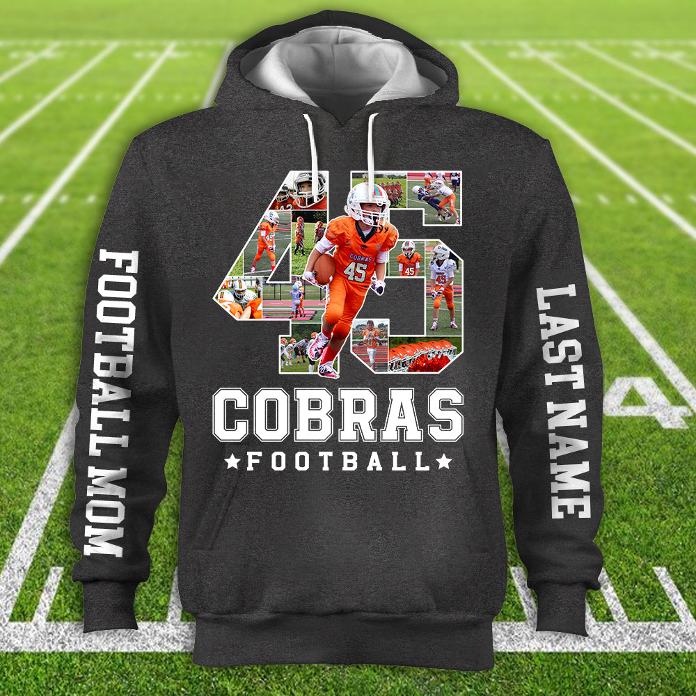 Personalized Football Shirt Custom Photo Team All Over Print Shirt For Football Player K1702