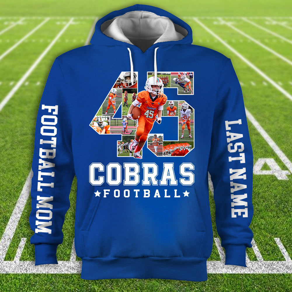 Personalized Football Shirt Custom Photo Team All Over Print Shirt For Football Player K1702