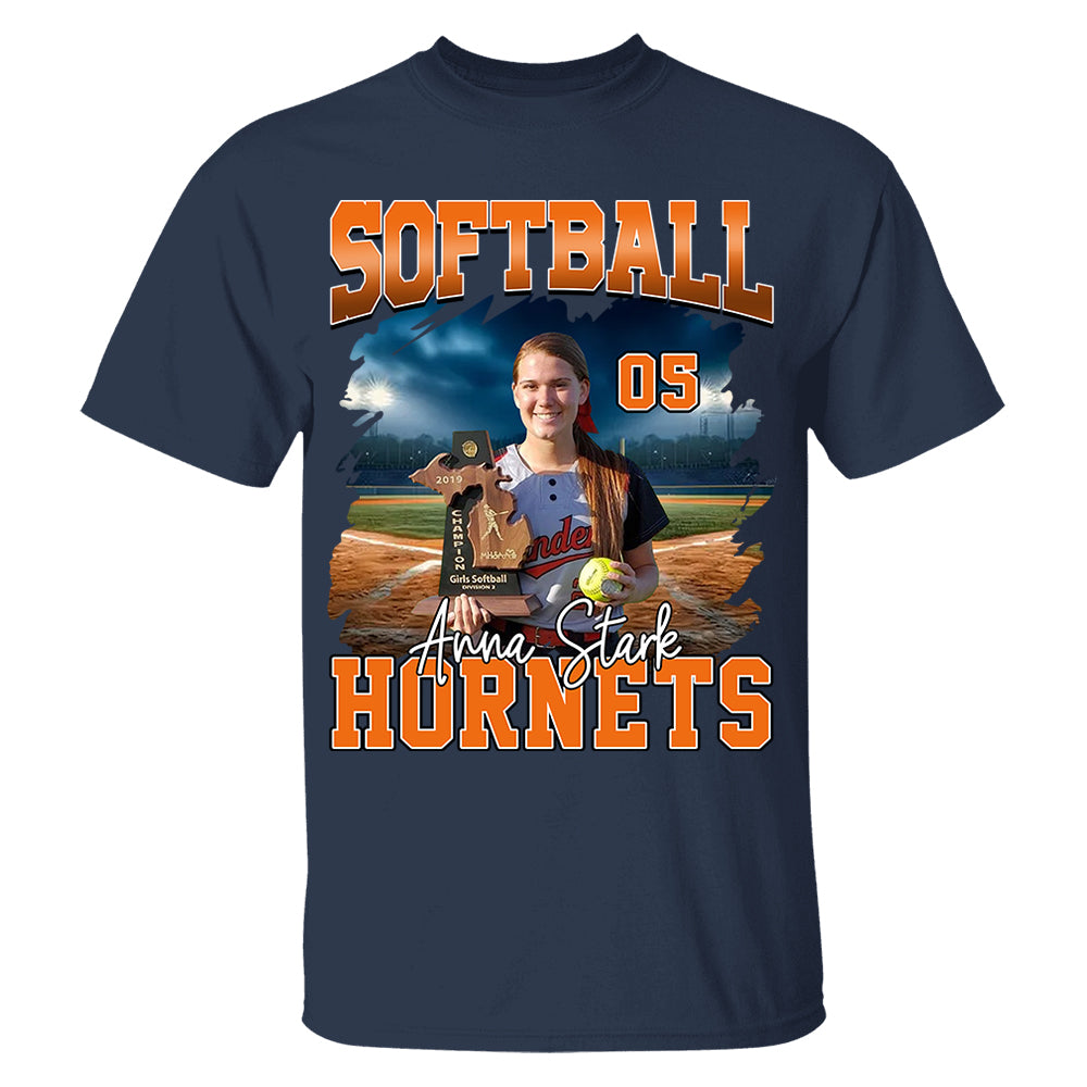 Game Day Softball Personalized Shirt Custom Photo And Team Name