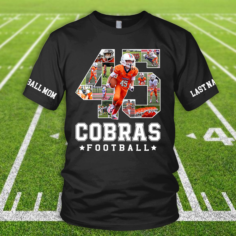 Personalized Football Shirt Custom Photo Team All Over Print Shirt For Football Player K1702