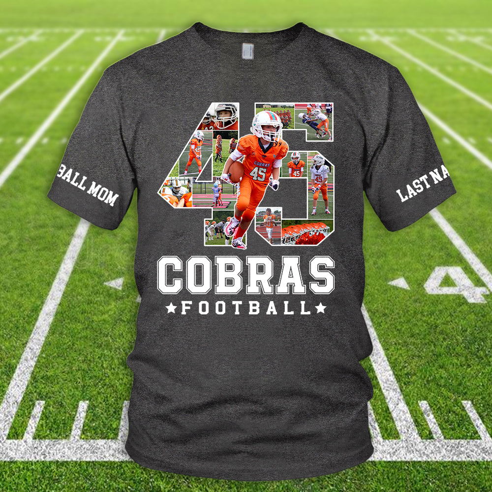 Personalized Football Shirt Custom Photo Team All Over Print Shirt For Football Player K1702
