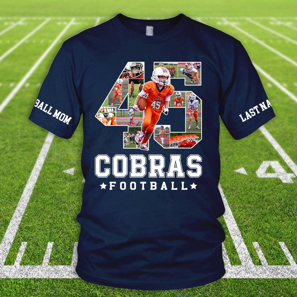 Personalized Football Shirt Custom Photo Team All Over Print Shirt For Football Player K1702