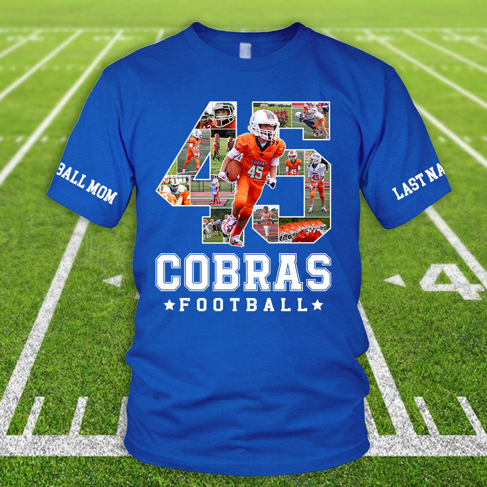 Personalized Football Shirt Custom Photo Team All Over Print Shirt For Football Player K1702