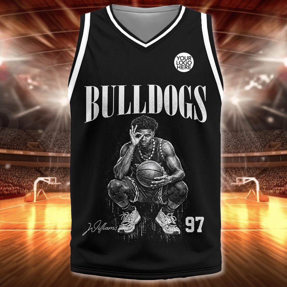 Persionalized Basketball Jersey Shirt - Retro Bootleg Shirt For Basketball Players Tu24