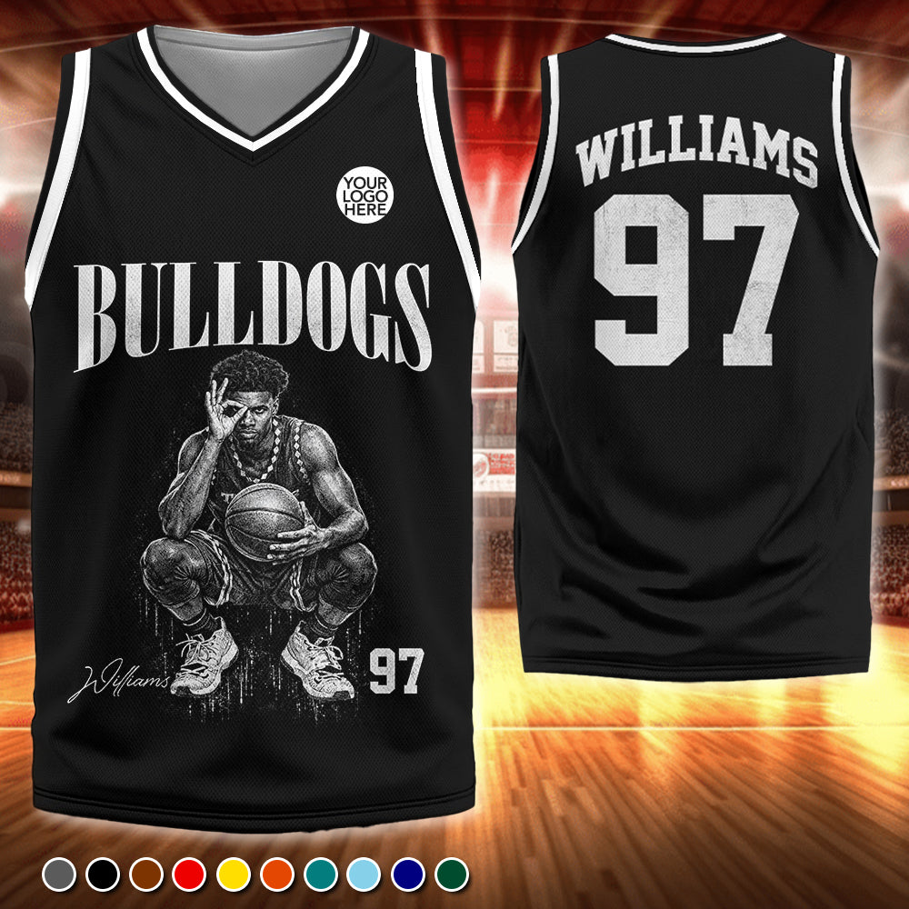Persionalized Basketball Jersey Shirt - Retro Bootleg Shirt For Basketball Players Tu24