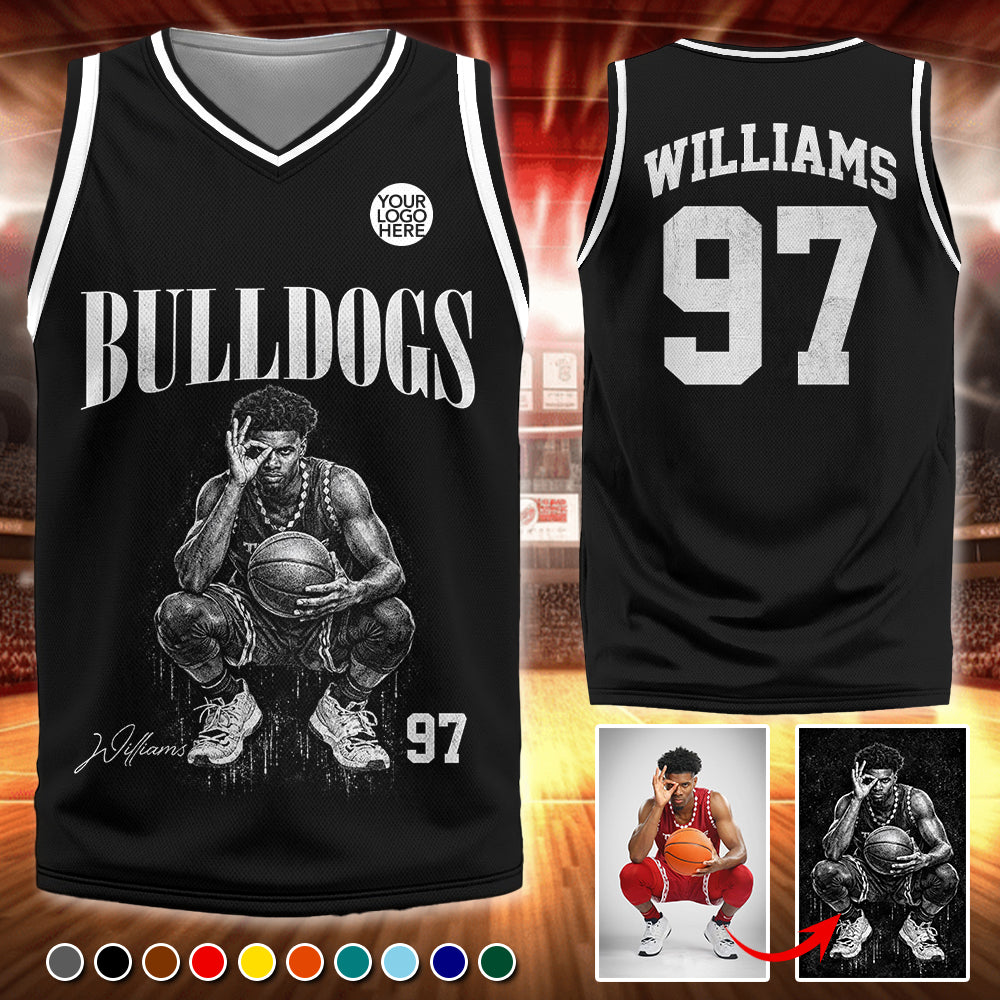 Persionalized Basketball Jersey Shirt - Retro Bootleg Shirt For Basketball Players Tu24