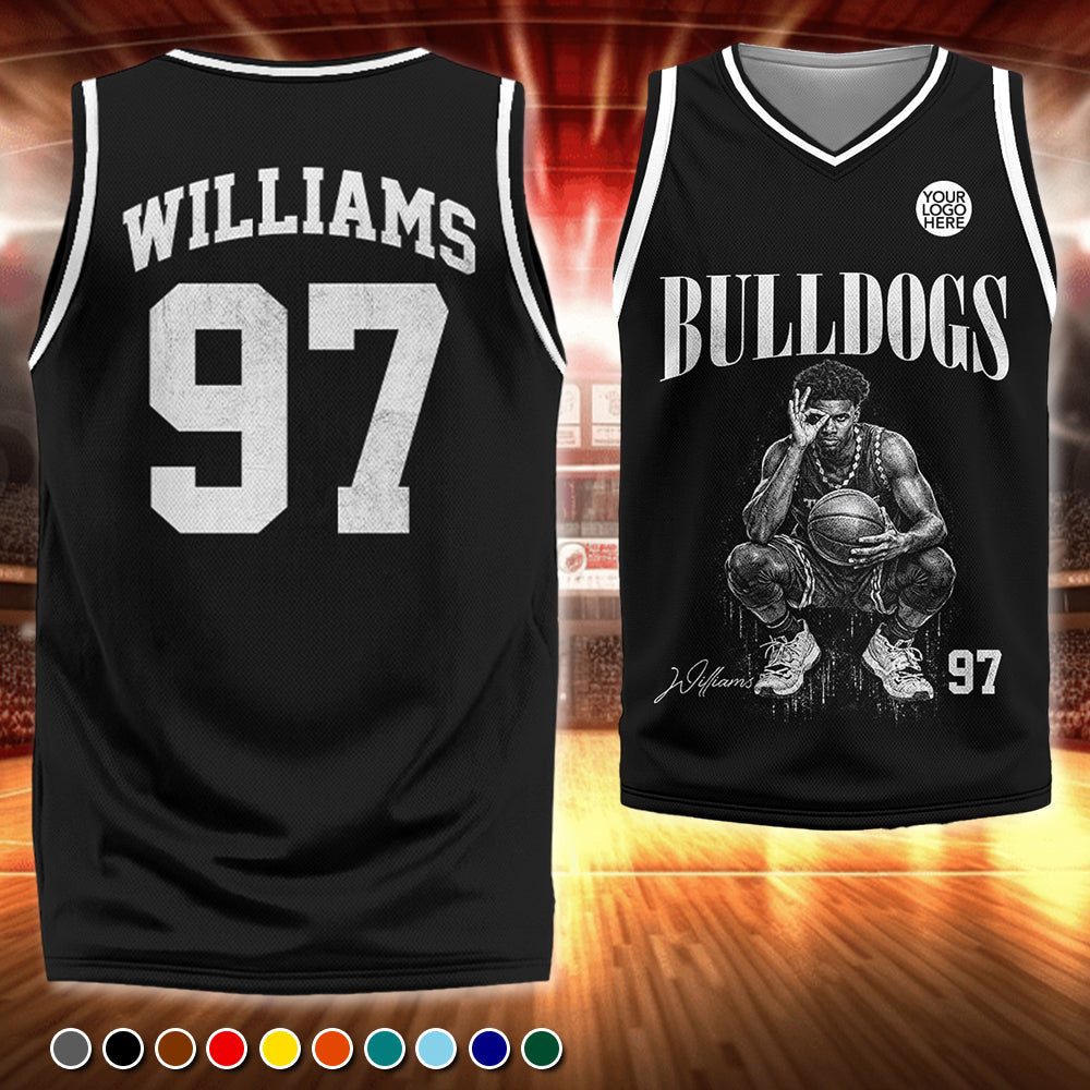 Persionalized Basketball Jersey Shirt - Retro Bootleg Shirt For Basketball Players Tu24