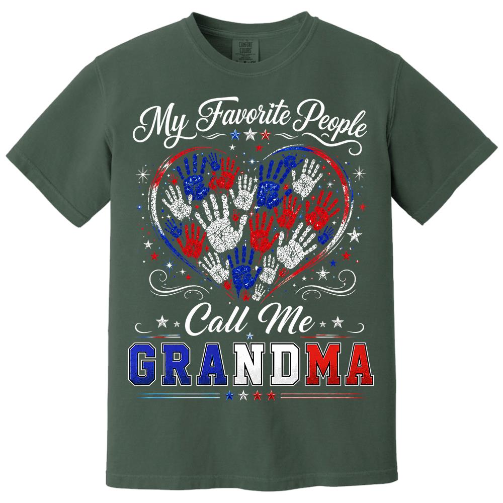 Personalized My Favorite People Call Me Grandma 250 Years American Shirt Hv01