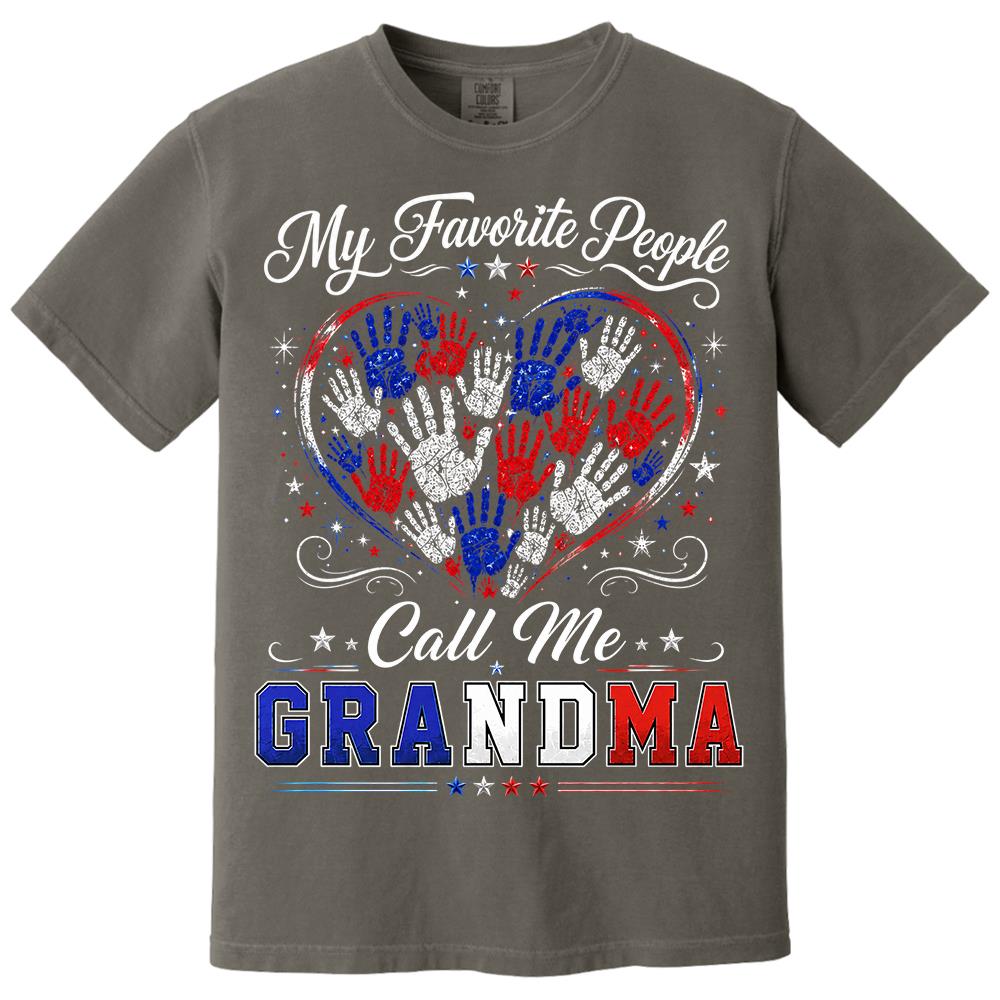 Personalized My Favorite People Call Me Grandma 250 Years American Shirt Hv01