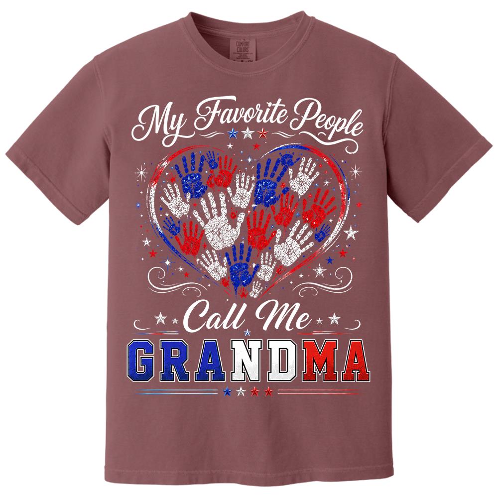 Personalized My Favorite People Call Me Grandma 250 Years American Shirt Hv01