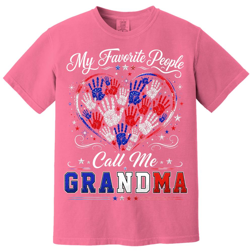 Personalized My Favorite People Call Me Grandma 250 Years American Shirt Hv01