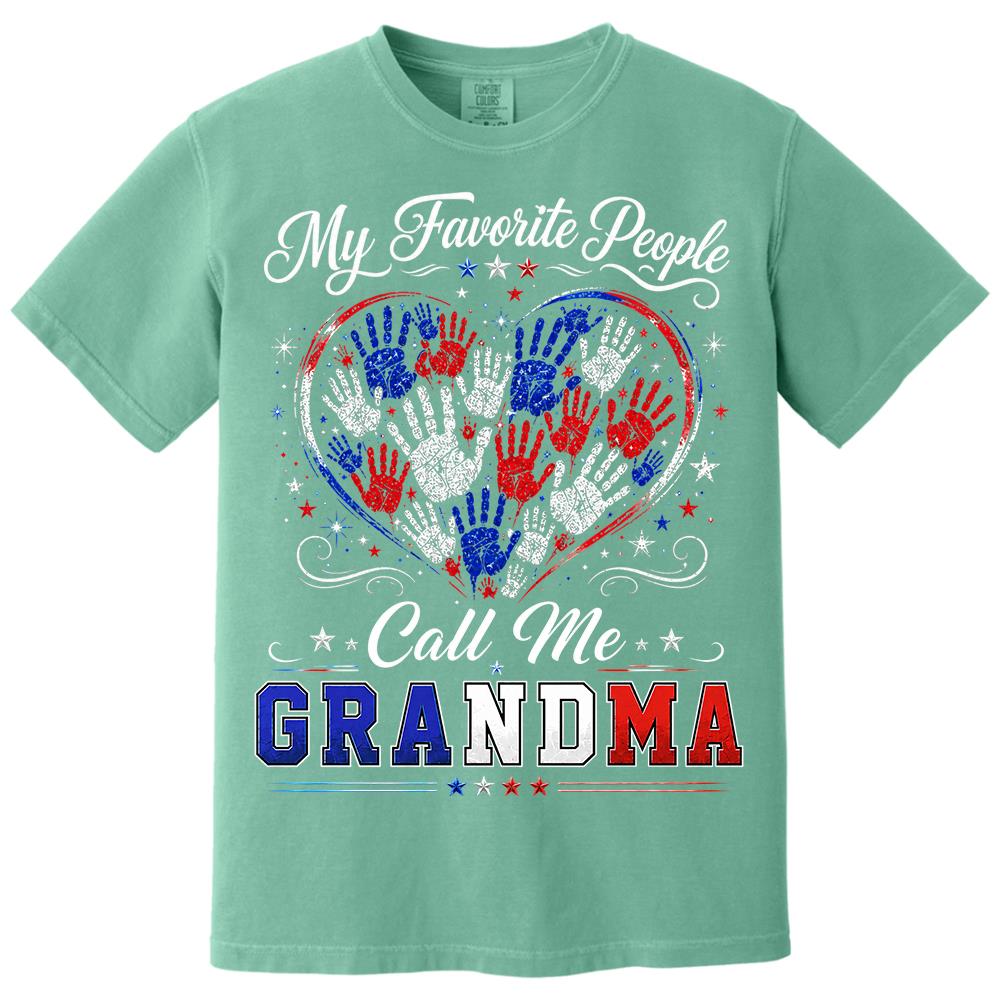 Personalized My Favorite People Call Me Grandma 250 Years American Shirt Hv01