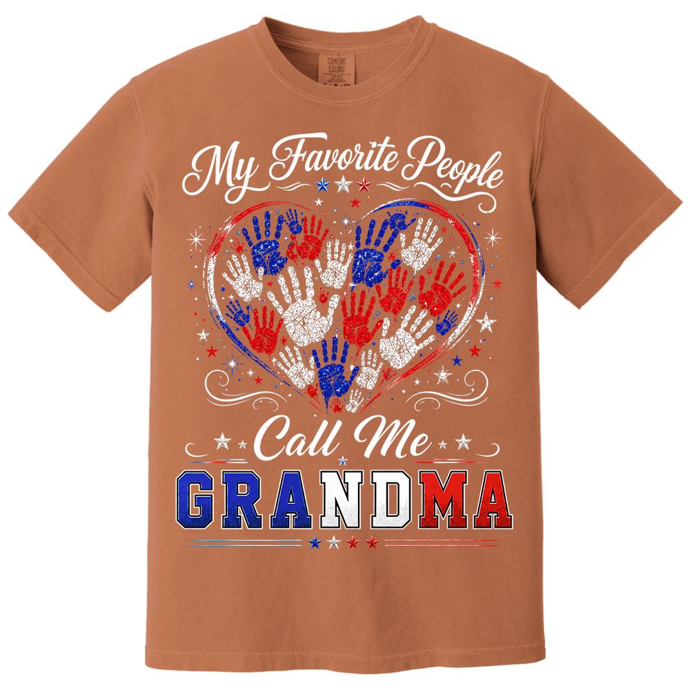 Personalized My Favorite People Call Me Grandma 250 Years American Shirt Hv01