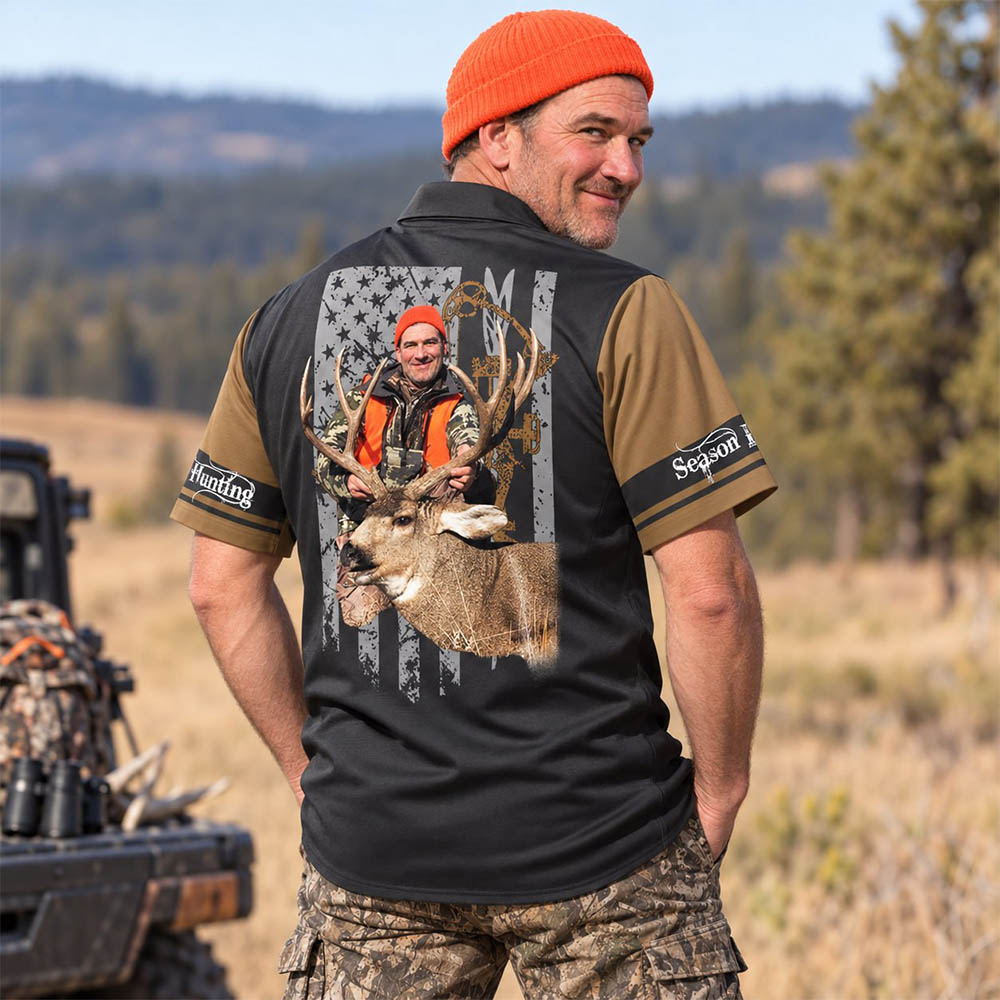 Hunting Season - Custom Photo Hunting Shirt - Personalized Gifts for Husband, Dad, Hunters A2110 Pt99