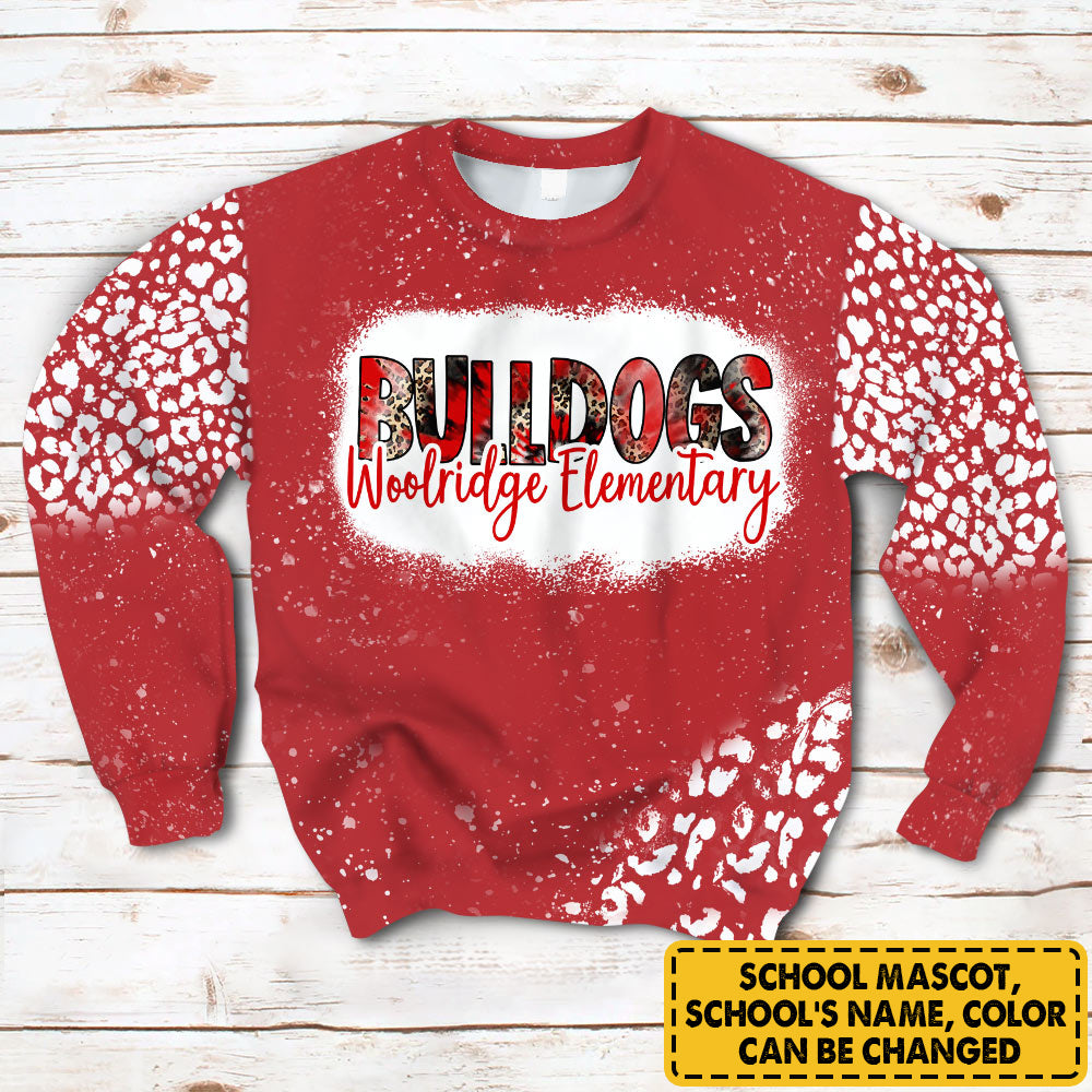 Personalized Mascot School, Custom School's Name Teacher All Over Print Shirt Ph99 Nh00