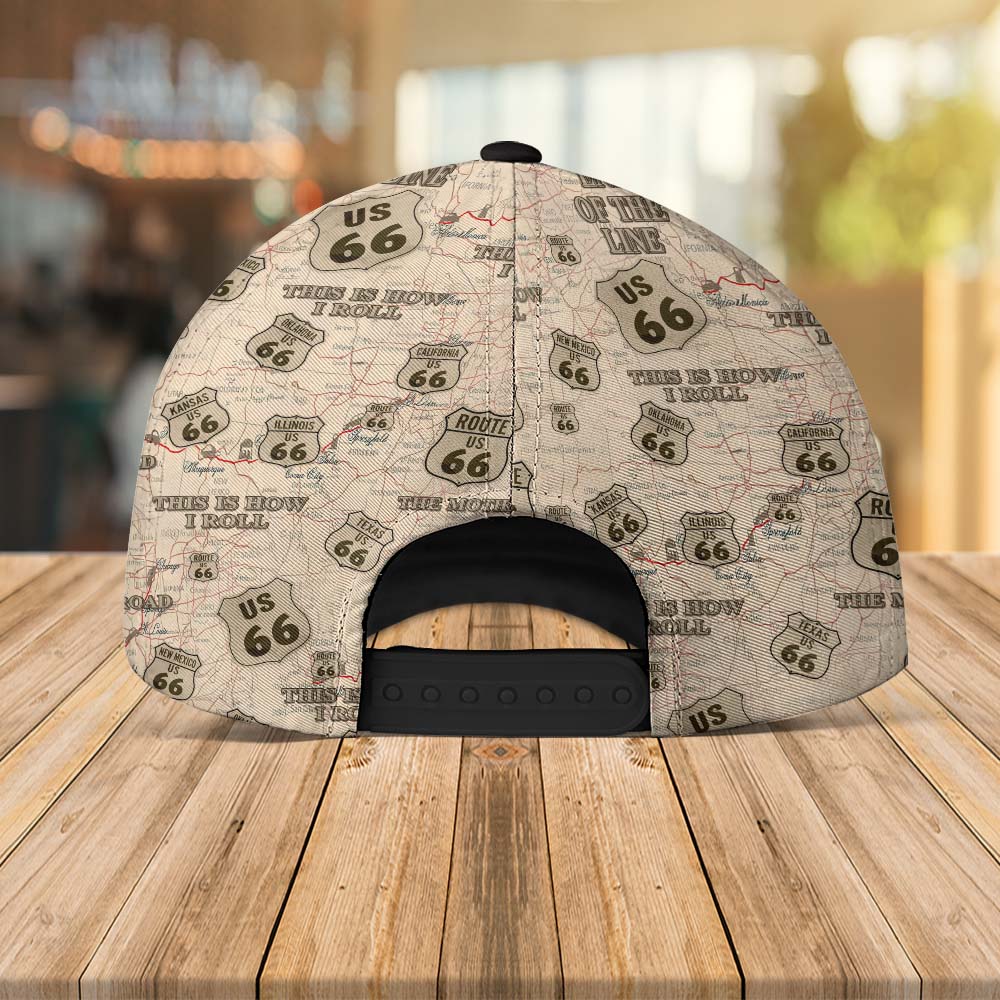 This Is How I Roll - Custom Vehicle Photo Upload Car Route 66  Classic Cap A2110 Pt99
