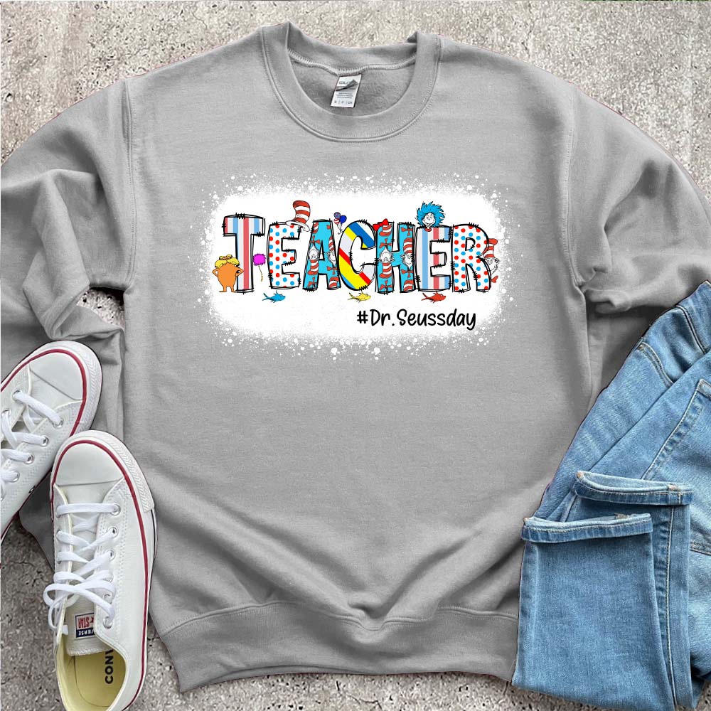 Personalized Teacher Shirt Read Across America Custom Teacher's Level - Dr Seuss Day Celebration Shirt Ph99 Nh00