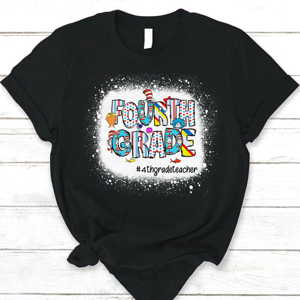 Personalized Teacher Shirt Read Across America Custom Teacher's Level - Dr Seuss Day Celebration Shirt Ph99 Nh00