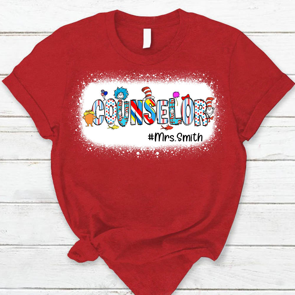 Personalized Teacher Shirt Read Across America Custom Teacher's Level - Dr Seuss Day Celebration Shirt Ph99 Nh00