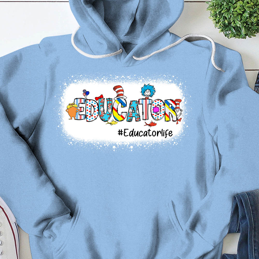 Personalized Teacher Shirt Read Across America Custom Teacher's Level - Dr Seuss Day Celebration Shirt Ph99 Nh00