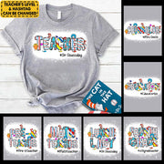 Personalized Teacher Shirt Read Across America Custom Teacher's Level - Dr Seuss Day Celebration Shirt Ph99 Nh00