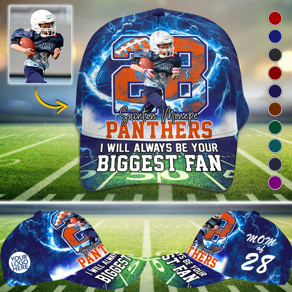 Persionalized Custom Football Cap - Gameday Football Thunder Cap Gift For Football Lovers Tu24 Li29