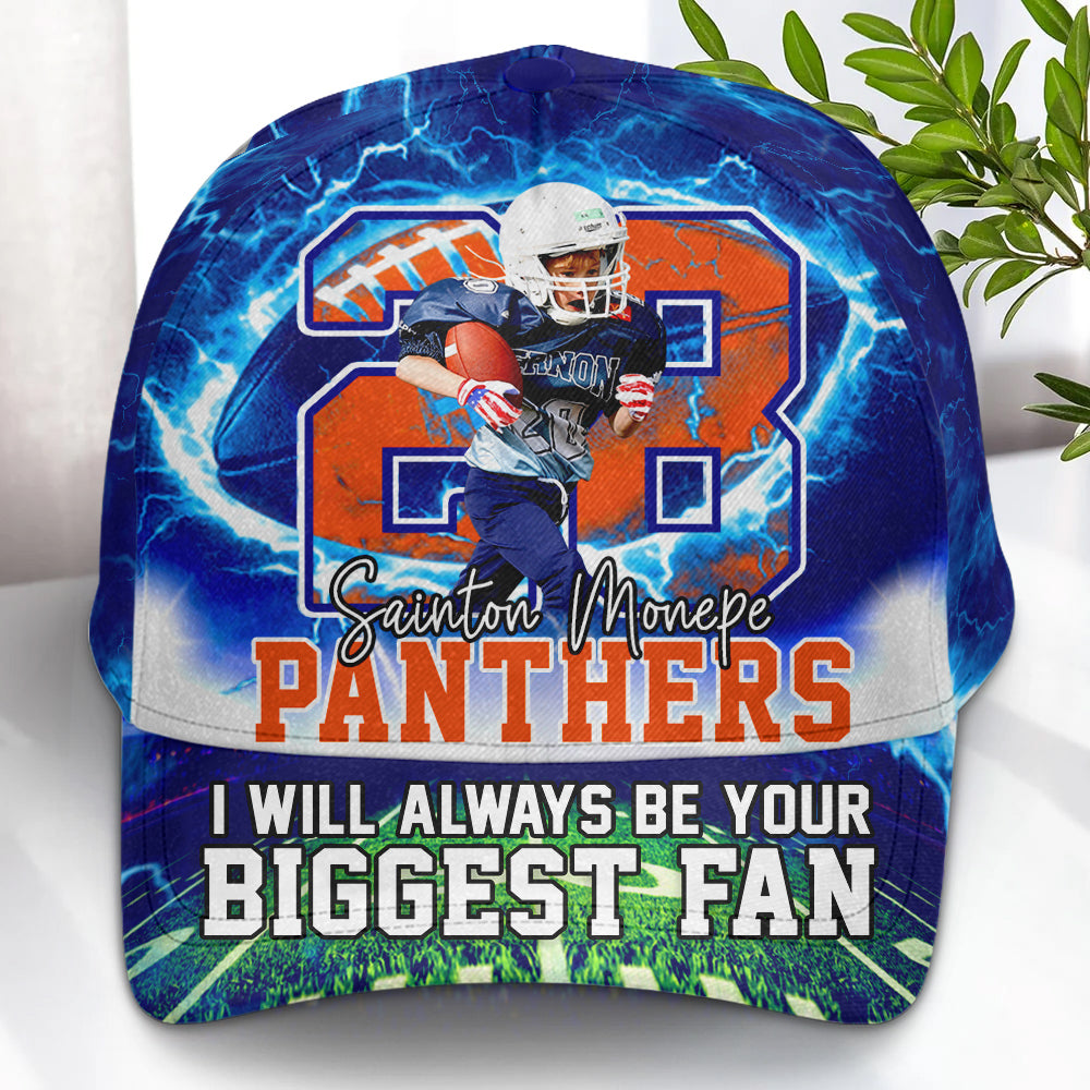 Persionalized Custom Football Cap - Gameday Football Thunder Cap Gift For Football Lovers Tu24 Li29
