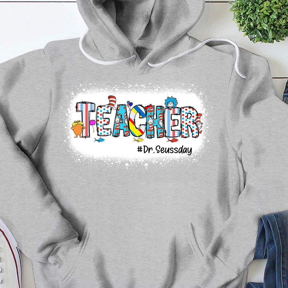 Personalized Teacher Shirt Read Across America Custom Teacher's Level - Dr Seuss Day Celebration Shirt Ph99 Nh00