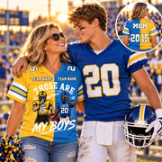 Custom Football Mom Jersey, Those Are My Boys Personalized Football Shirt, Custom Player Name & Number Jersey, Football Game Day Gift Na02 Pt99
