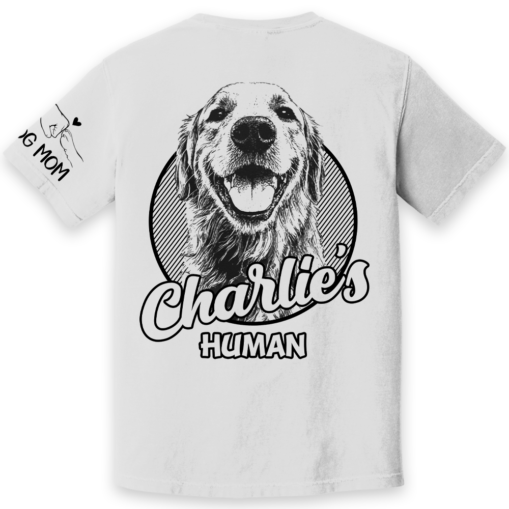 Personalized Dog Mom Dad Shirt, Custom Dog Photo Gift For Pet Lovers T1807