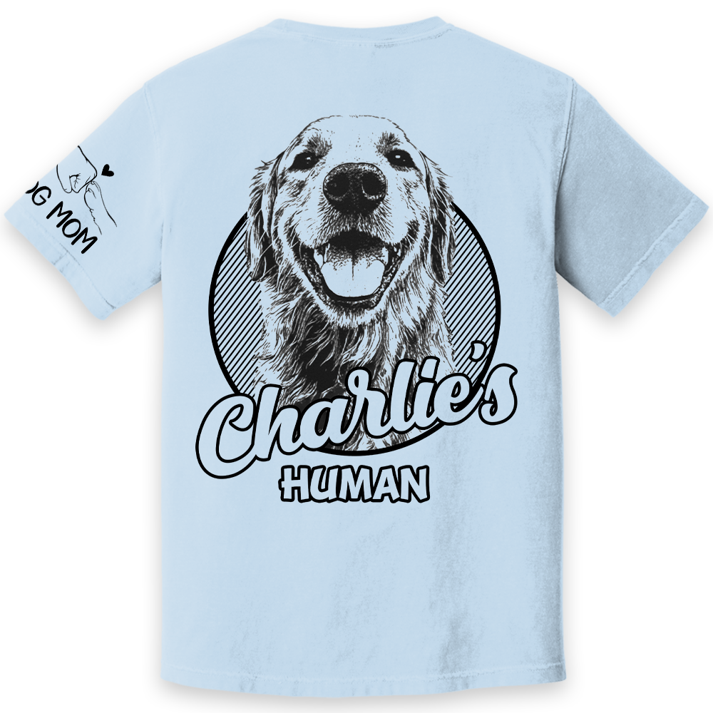 Personalized Dog Mom Dad Shirt, Custom Dog Photo Gift For Pet Lovers T1807