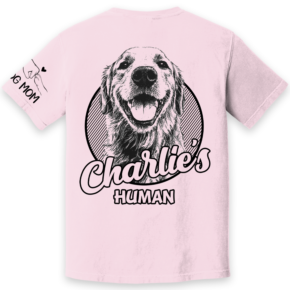 Personalized Dog Mom Dad Shirt, Custom Dog Photo Gift For Pet Lovers T1807