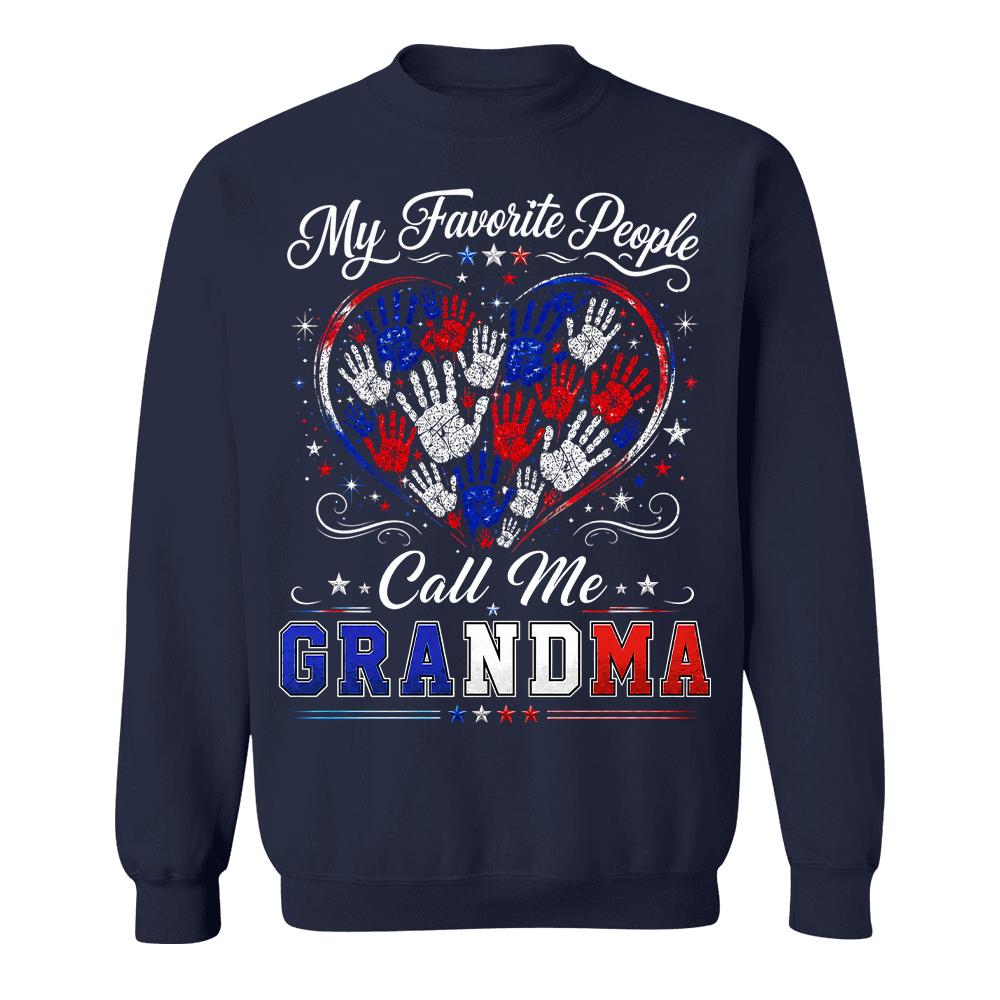 Personalized My Favorite People Call Me Grandma 250 Years American Shirt Hv01