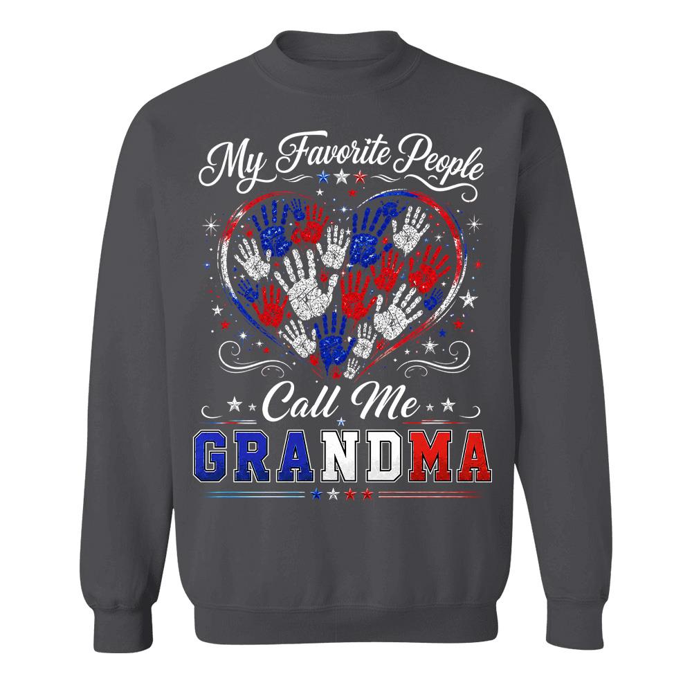 Personalized My Favorite People Call Me Grandma 250 Years American Shirt Hv01