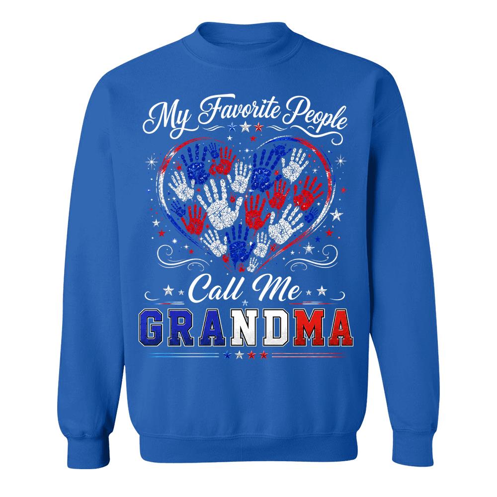 Personalized My Favorite People Call Me Grandma 250 Years American Shirt Hv01