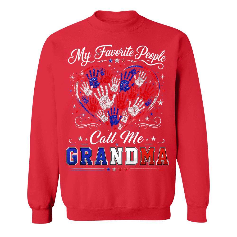 Personalized My Favorite People Call Me Grandma 250 Years American Shirt Hv01
