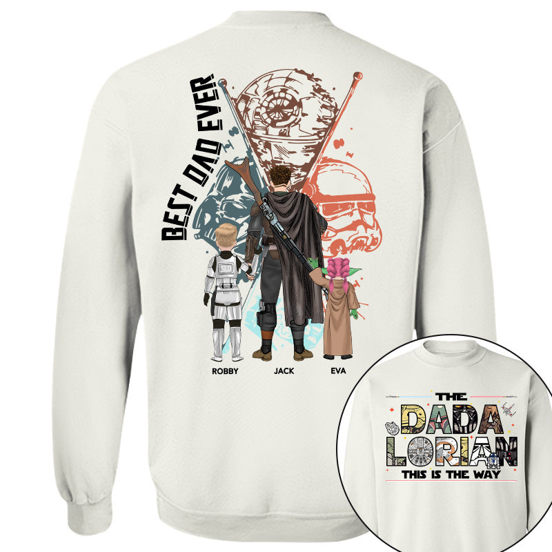 Best Dad Ever - The Dadalorian This Is They Way Personalized Shirt Gift For Dad - Custom Father's Day Gift 2026 Pt99