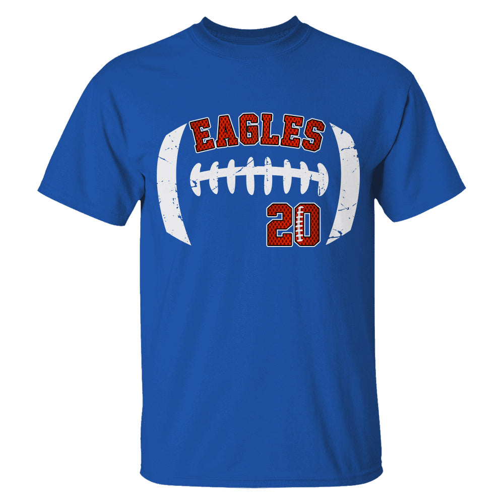 Personalized Shirt American Team Spirit Football Mom All Over Print Shirt For Football Family Member K1702