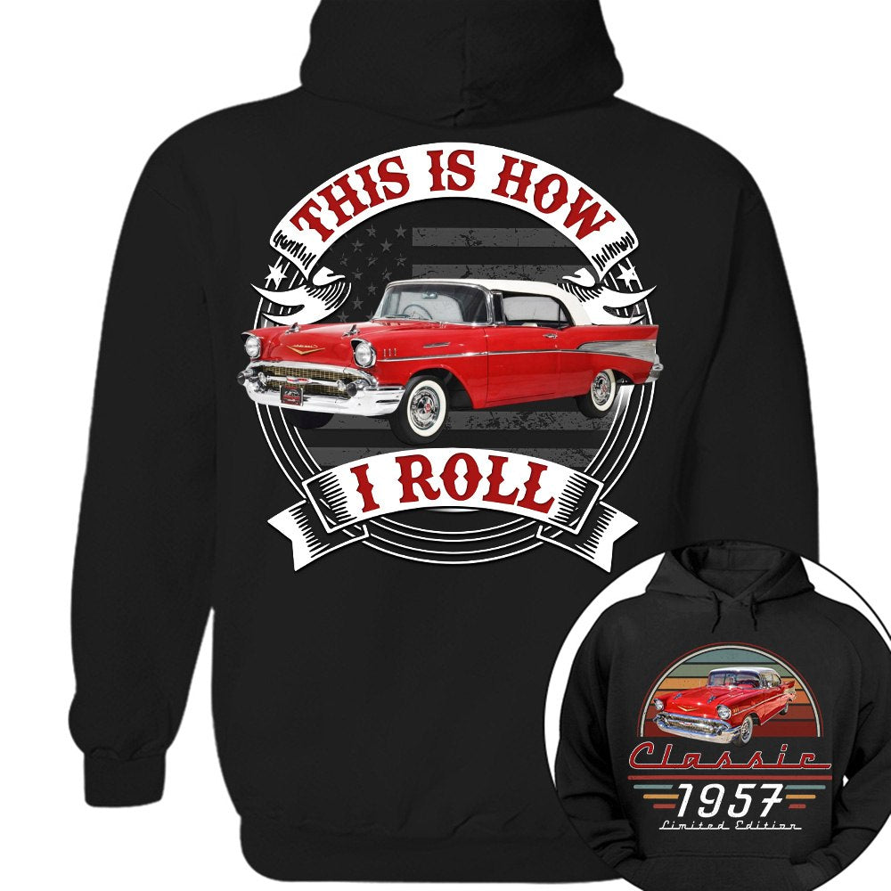 This Is How I Roll - Custom Photo Classic Car Shirt - Personalized Father's Day Birthday Gifts For Dad, Grandpa, Family, Yourself A2110 T24