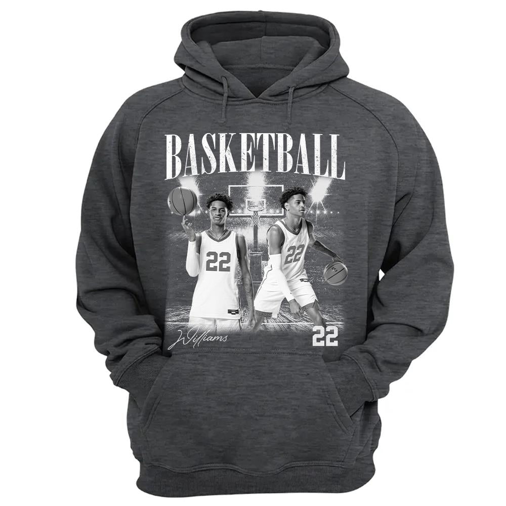 Basketball Gameday Vintage Shirt, Washed Tee Retro Bootleg Shirt For Basketball Players Tu24 Hv01