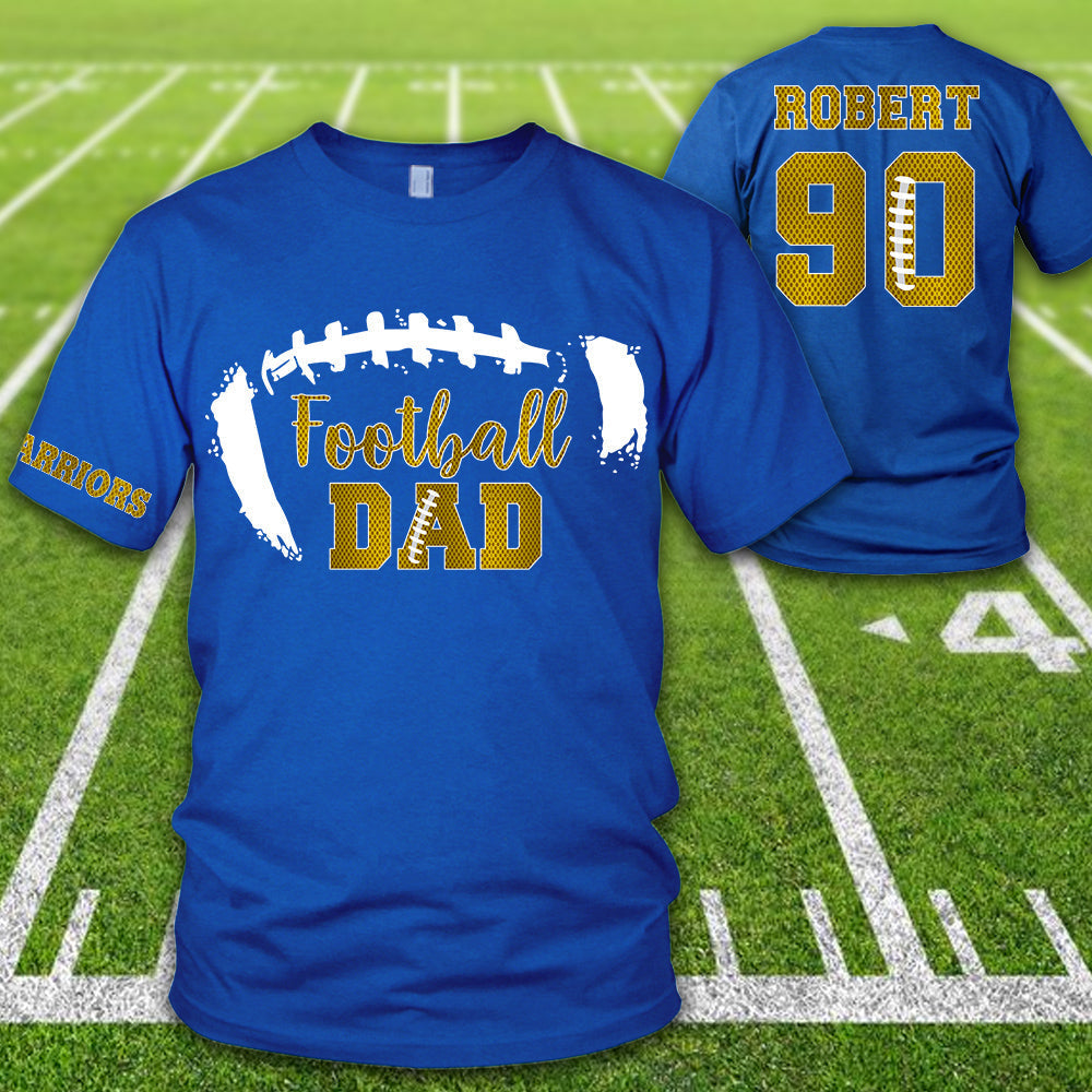 Football Hoodie Football Custom With Number Name Player In Glitter Football Mom All Over Print Hoodie Shirt K1702