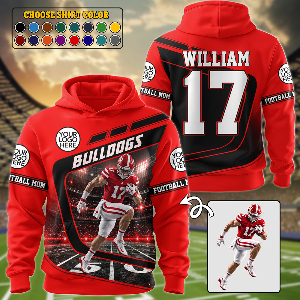 Personalized All Over Print Shirt American Football - Gift For Football Lovers NA04 T24