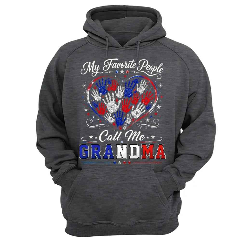 Personalized My Favorite People Call Me Grandma 250 Years American Shirt Hv01
