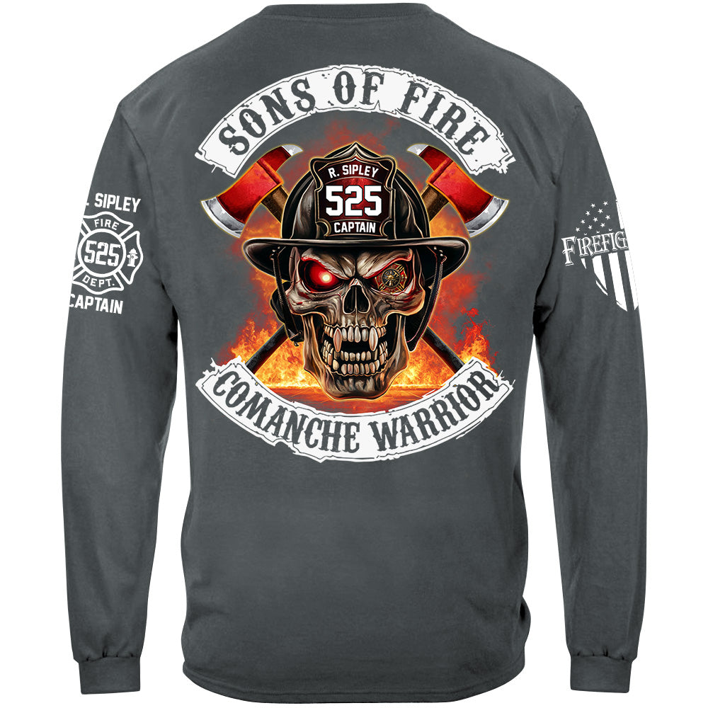 Firefighters Shirt Sons Of Fire Custom Shirt For Fireman Shirt H2511 Trna