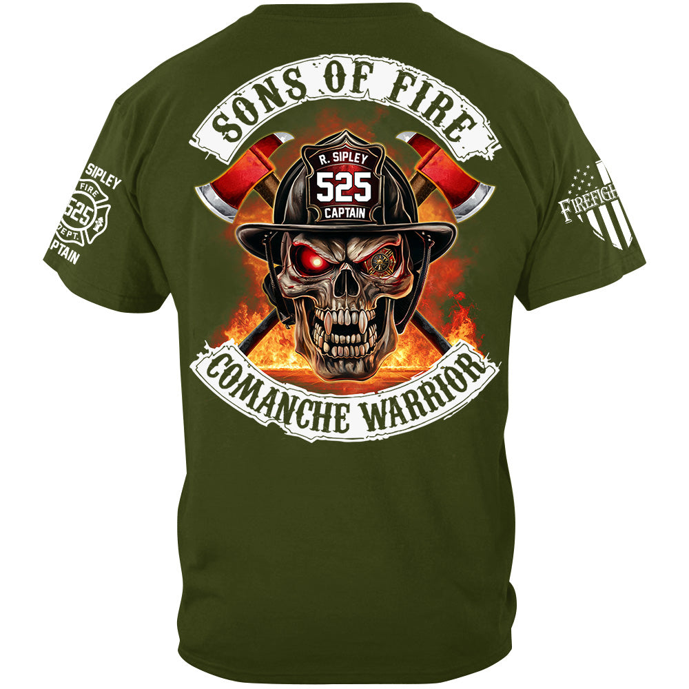 Firefighters Shirt Sons Of Fire Custom Shirt For Fireman Shirt H2511 Trna