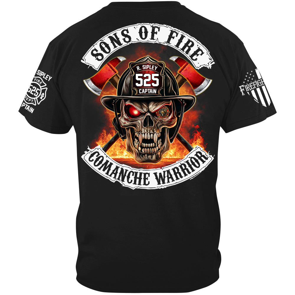 Firefighters Shirt Sons Of Fire Custom Shirt For Fireman Shirt H2511 Trna