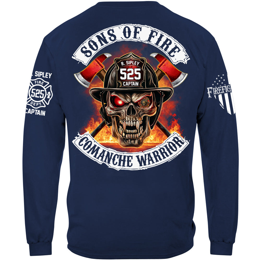 Firefighters Shirt Sons Of Fire Custom Shirt For Fireman Shirt H2511 Trna
